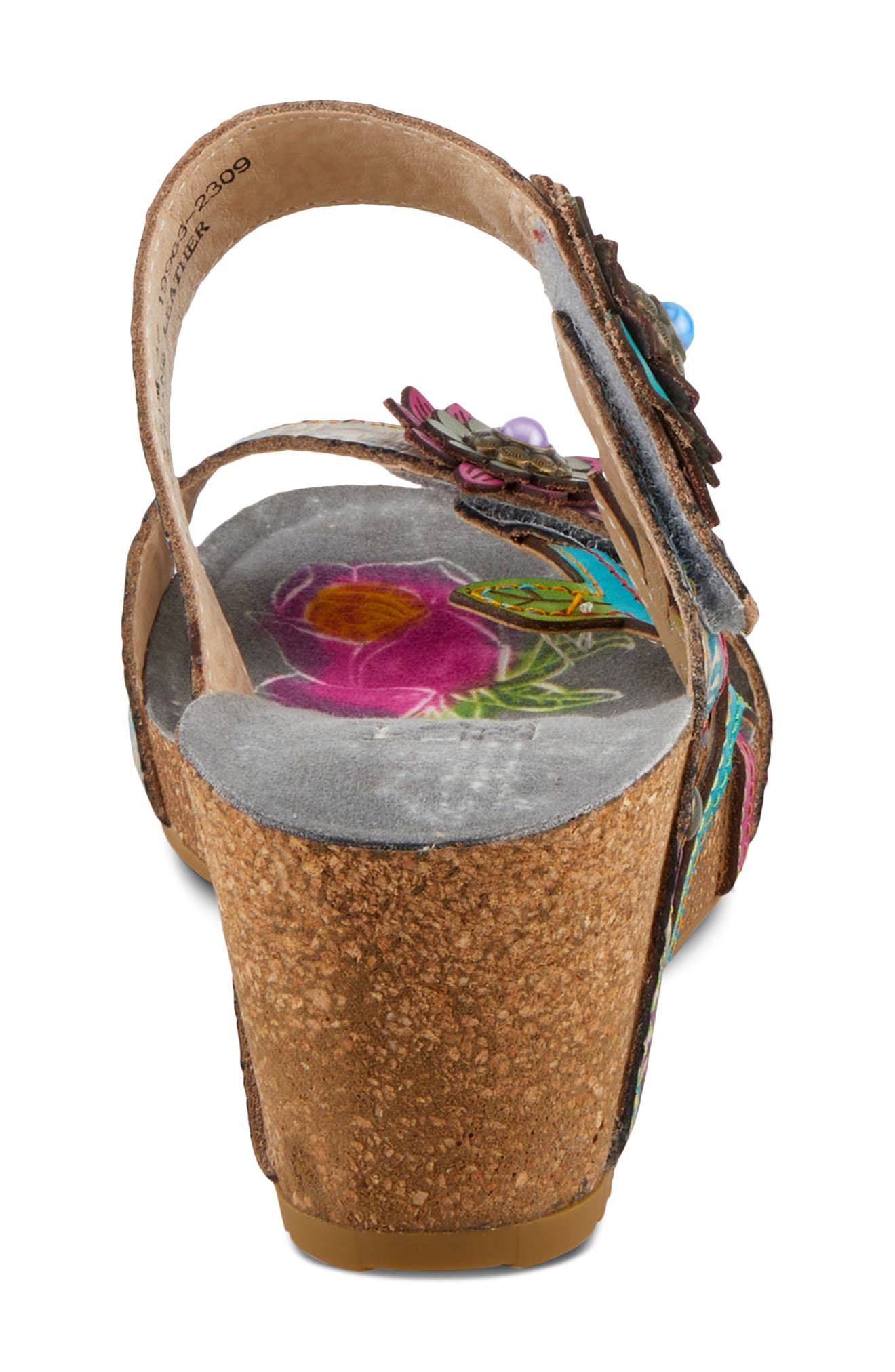 L'Artiste by Spring Step Moai Wedge Sandal, Alternate, color, 