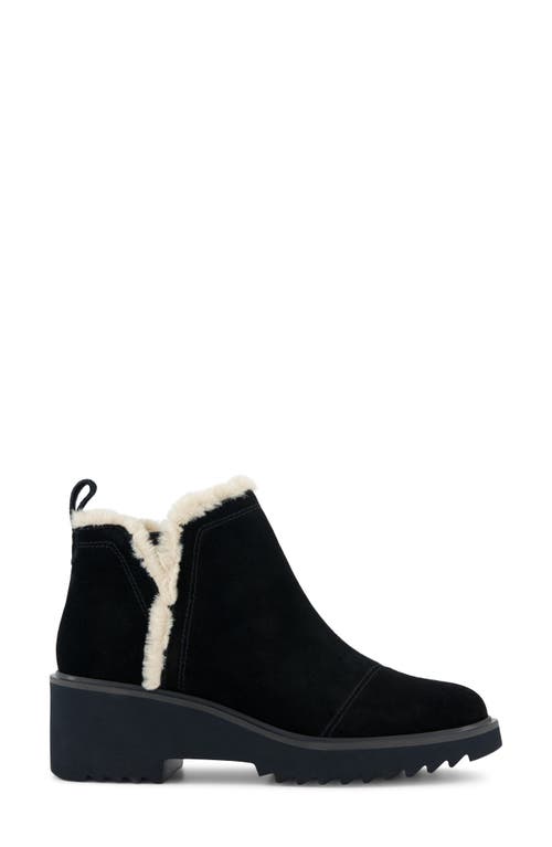 Toms Maude Faux Shearling Lined Bootie In Black