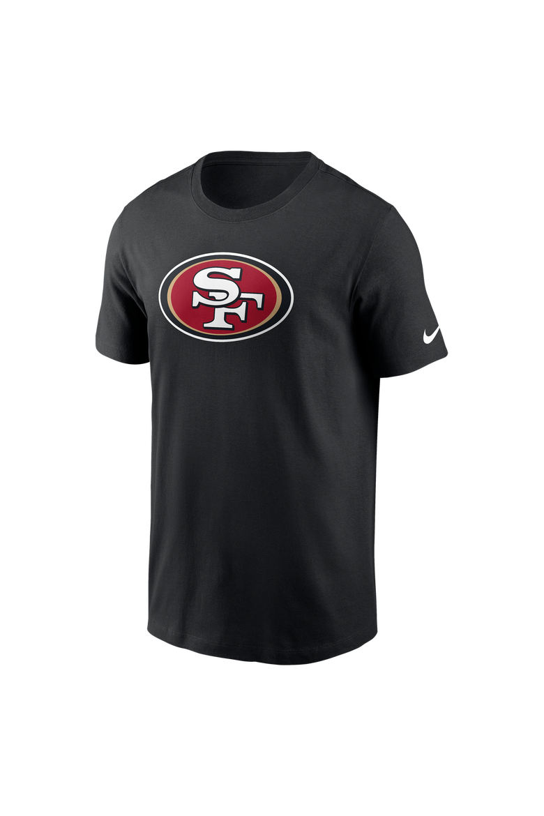 Men's Nike Black San Francisco 49ers Essential Logo T-Shirt, Alternate, color, Black