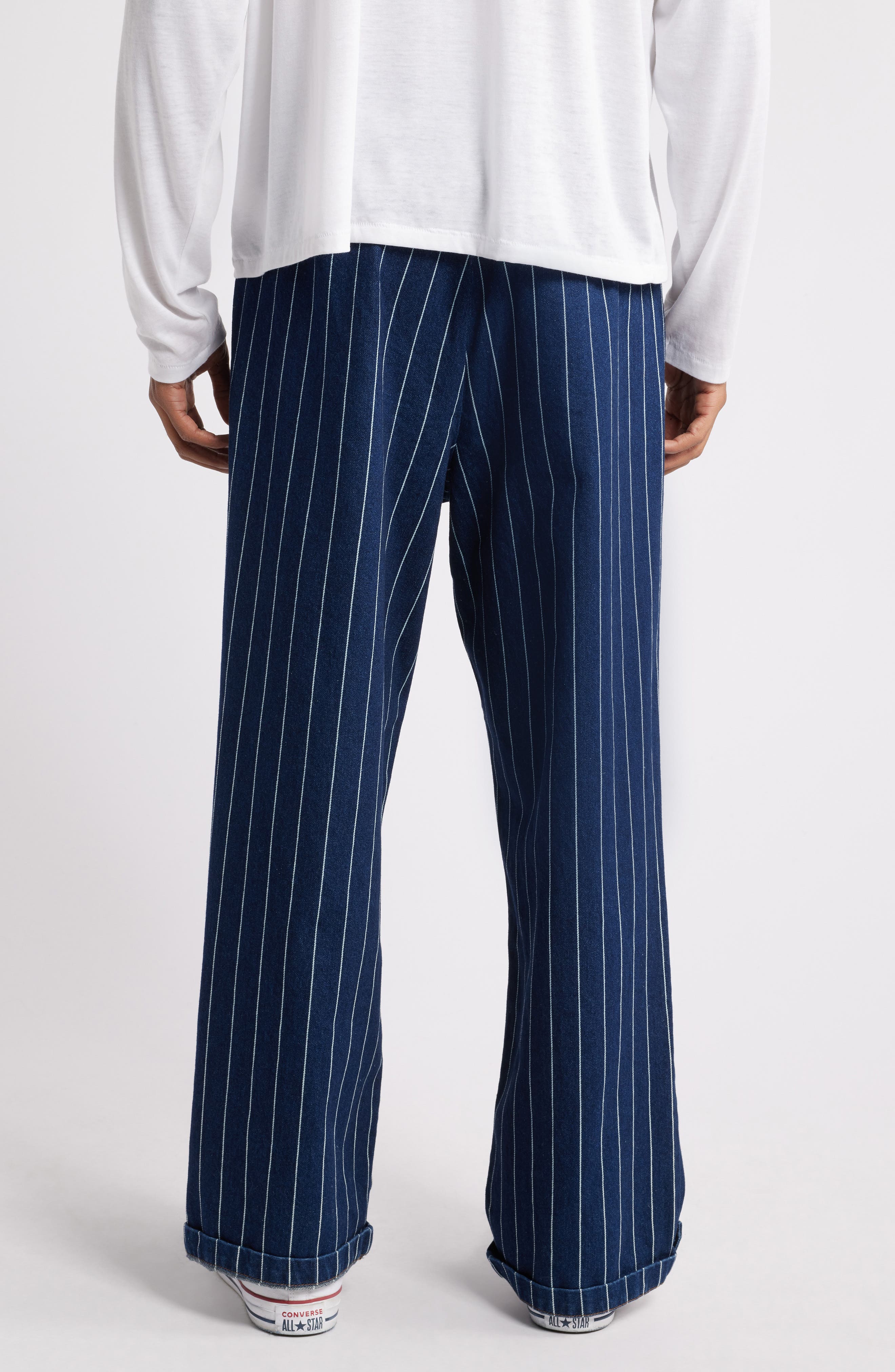 Railroad Stripe Pants (Men) | Nordstrom