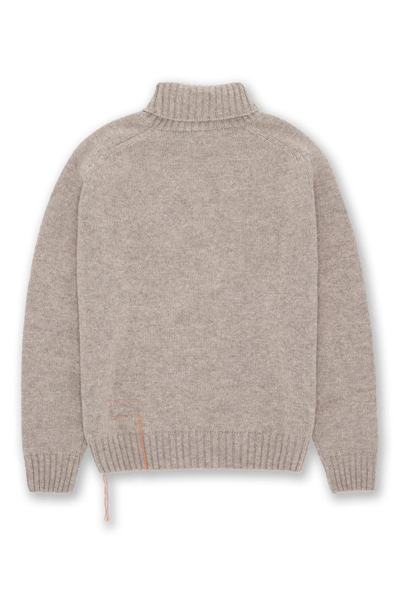 Fortela Mallory Merino Wool High Neck Sweater, Alternate, color, Taupe