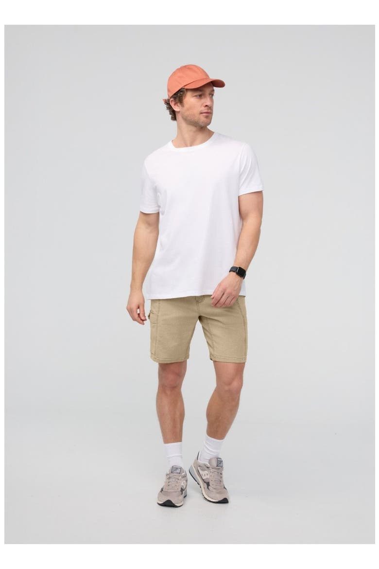 Stretch Canvas Cargo Short, Main, color, Tan