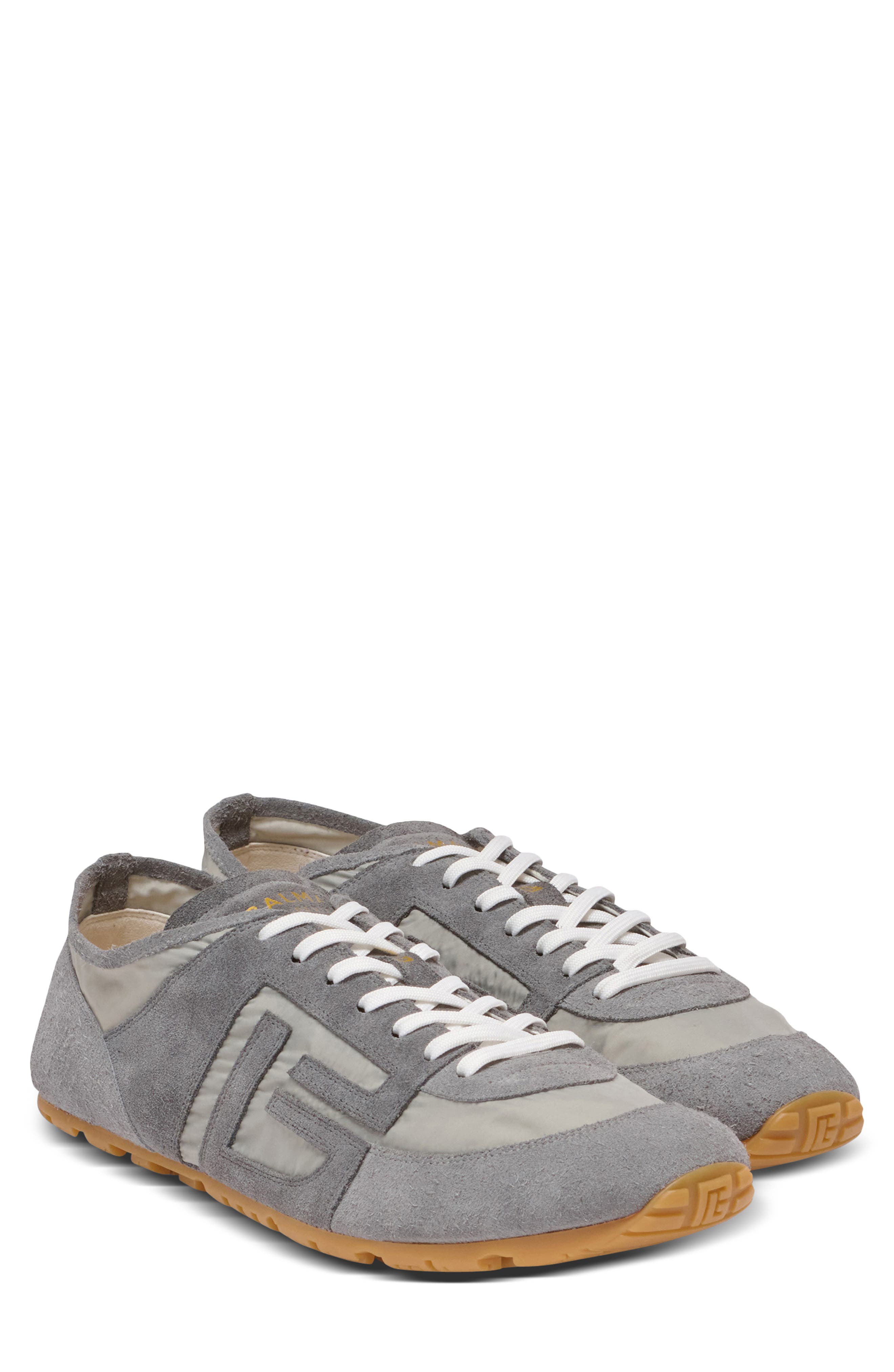 Balmain Racer 45 Low Top Sneaker, Main, color, Light Grey