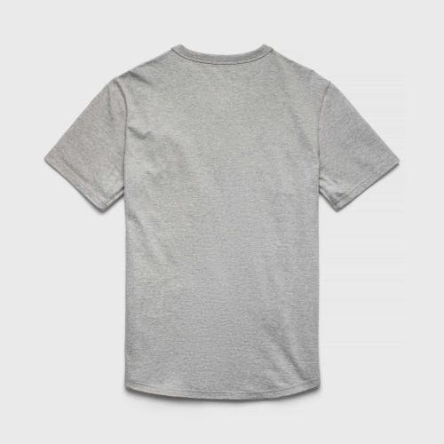 Surfside Supply Co. Salty Scoop Jersey Tee In Heather Grey
