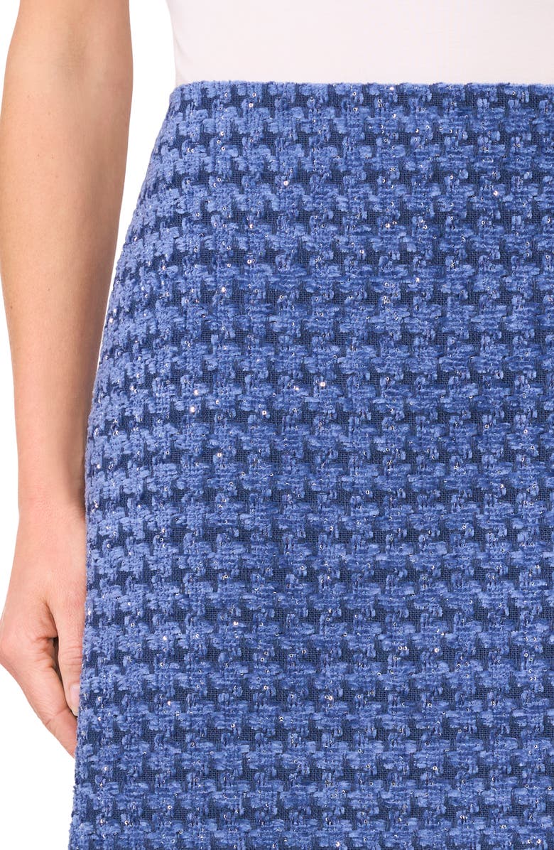 CeCe Sequin Tweed A-Line Miniskirt, Alternate, color, 