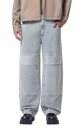 Emery Wide Leg Organic Cotton Utility Jeans