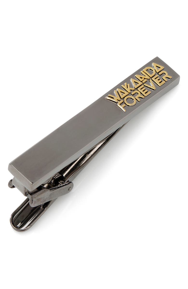 Cufflinks, Inc. 'Black Panther: Wakanda Forever' Tie Clip, Main, color, Black