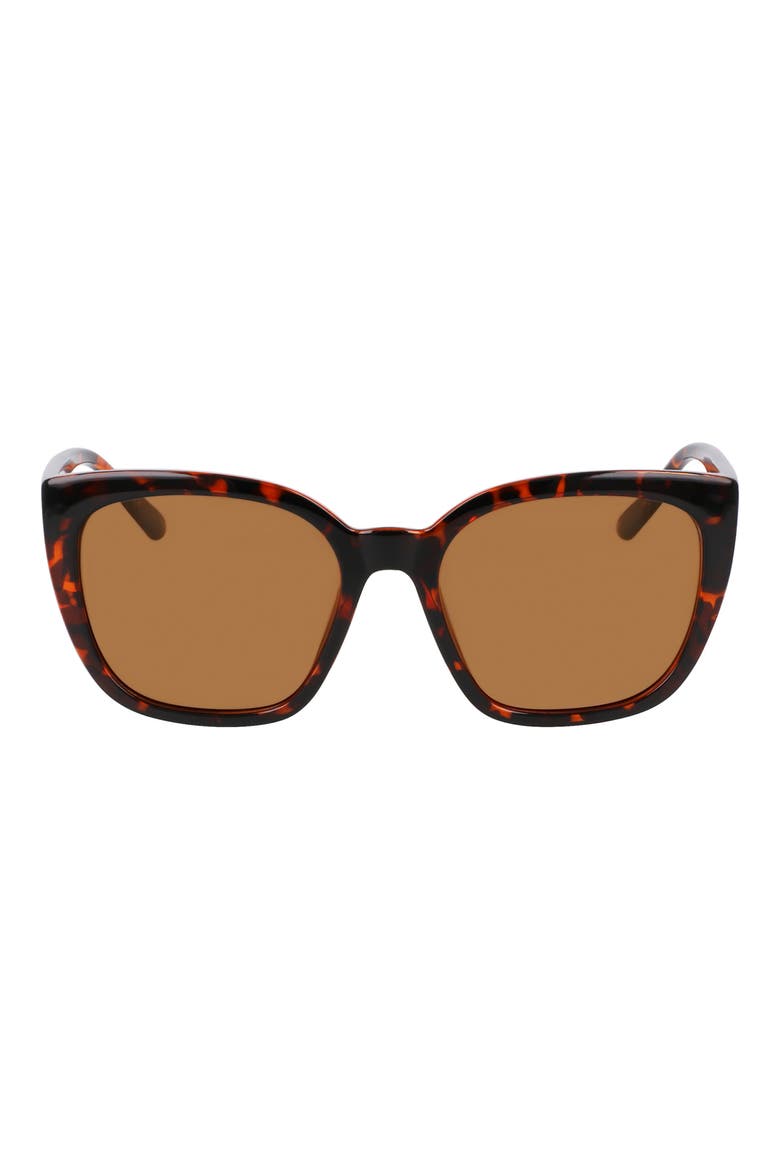 55mm Cat Eye Sunglasses, Main, color, TORTOISE