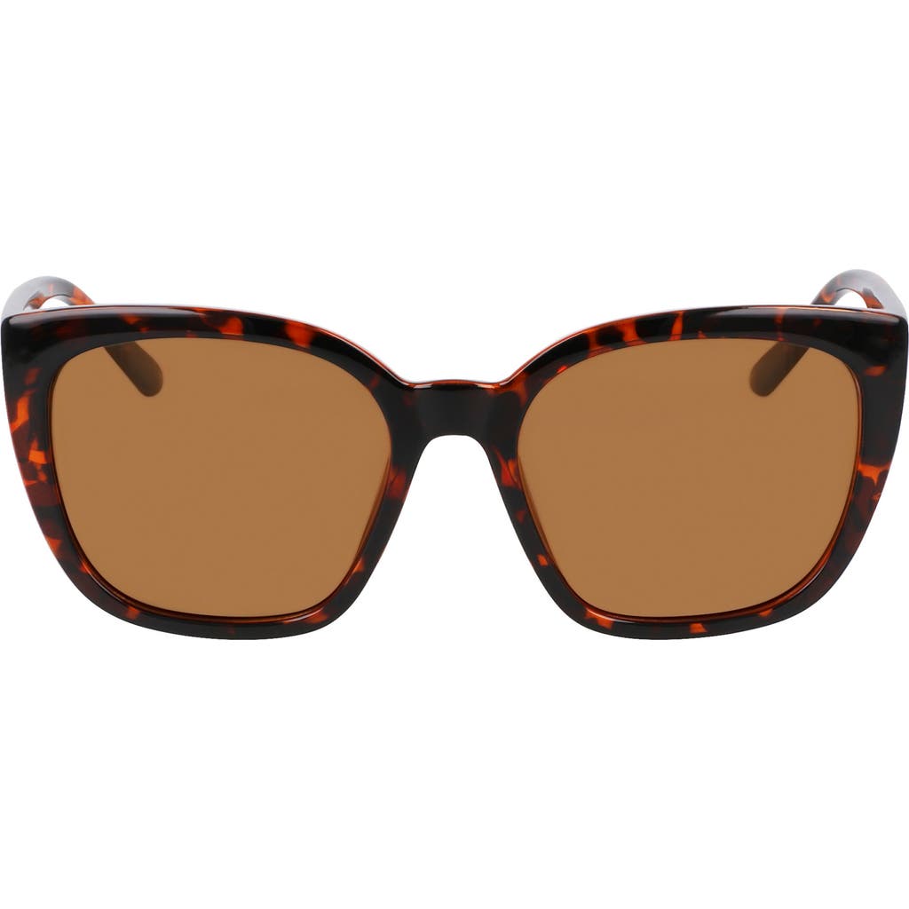 Cole Haan 55mm Cat Eye Sunglasses In Tortoise