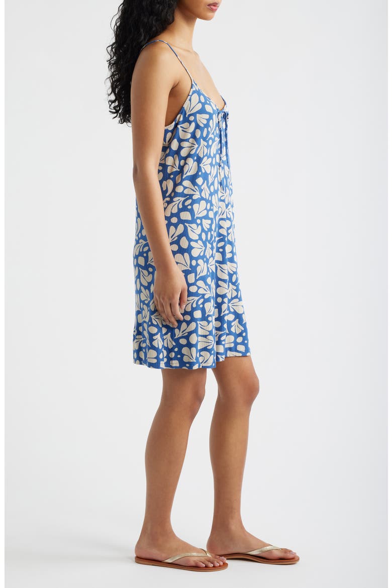 Surf Dreams Rib Minidress, Alternate, color, BLUE