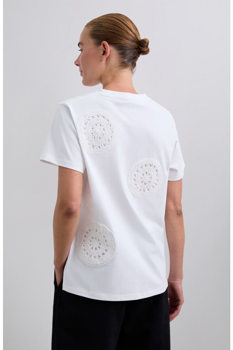 Crochet Aop Tee, Alternate, color, Ecru