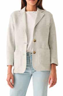 Faherty Inlet Cotton Blend Knit Blazer