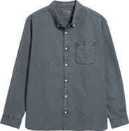 FLINT AND TINDER BY HUCKBERRY Oxford Draftsman Button Down Shirt