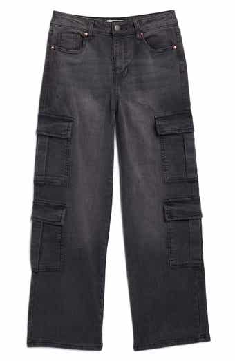 URBAN RISE Kids' Double Cargo Pocket Jeans