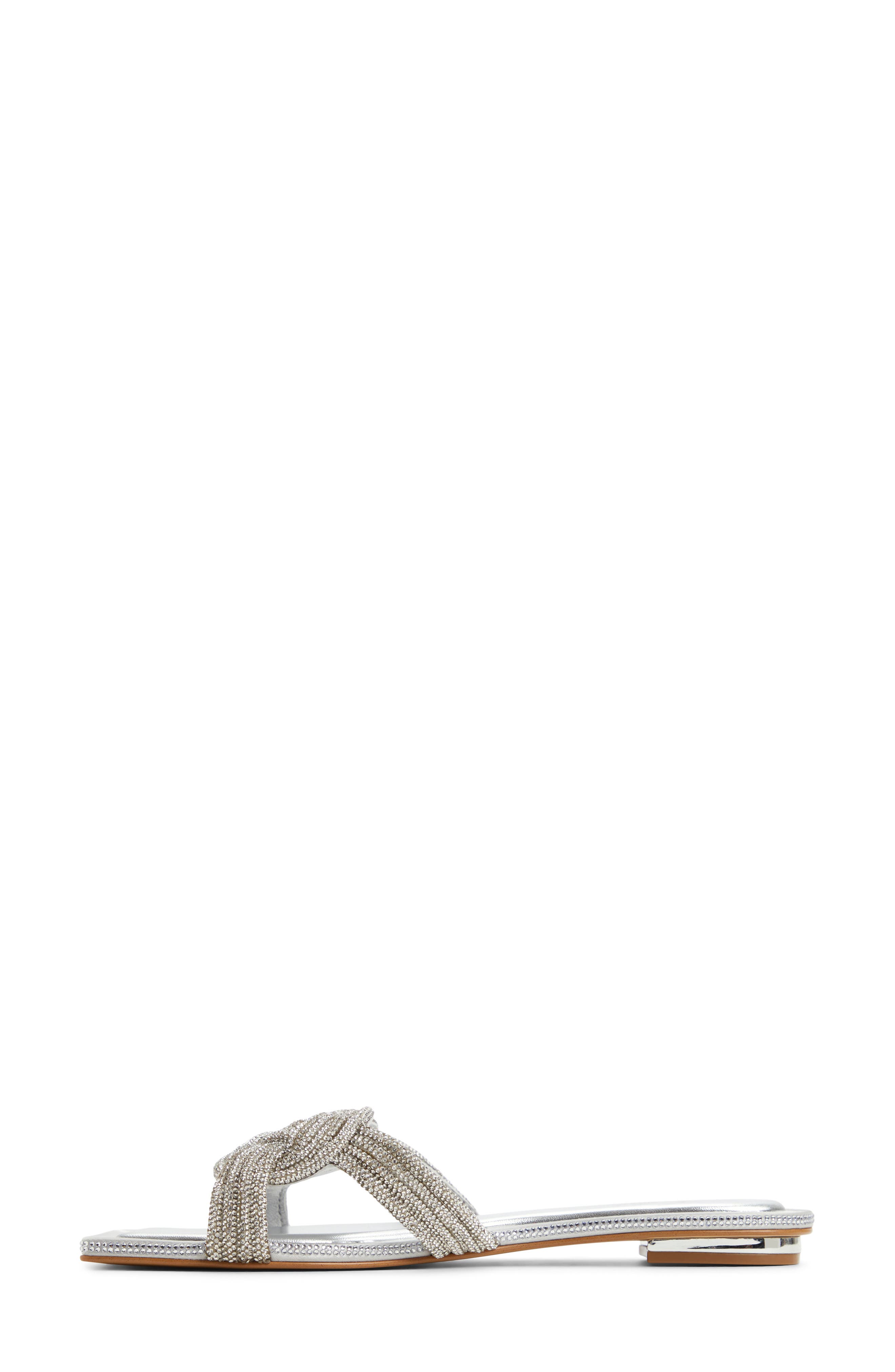 ALDO Karlina Slide Sandal, Alternate, color, Silver