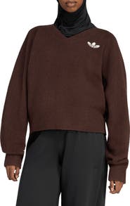 adidas Originals Knit V-Neck Sweater