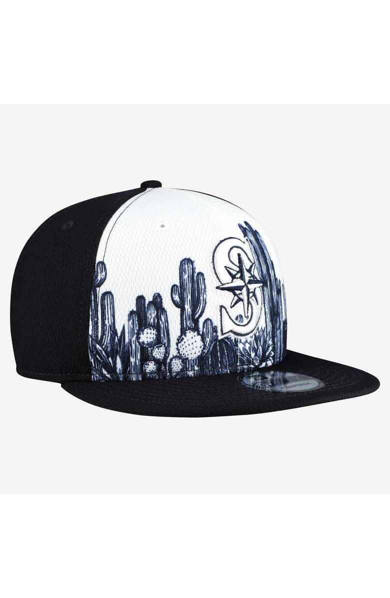 New Era Men's New Era  Navy Seattle Mariners 2026 Spring Training Fan Pack Grow 9FIFTY Snapback Hat, Alternate, color, Navy