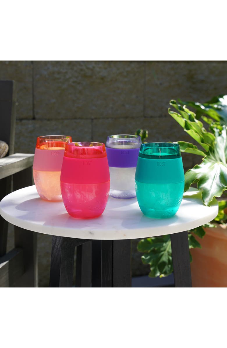 HOST Wine FREEZE Cooling Cup Set of 4, Alternate, color, Tinted