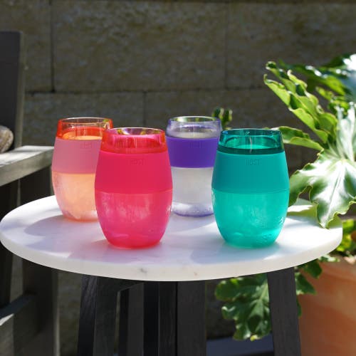 Host Wine Freeze Cooling Cup Set Of 4 In Tinted