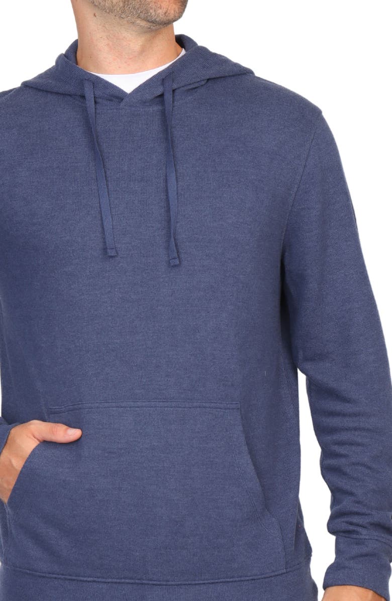TailorByrd French Rib Hoodie, Alternate, color, Navy