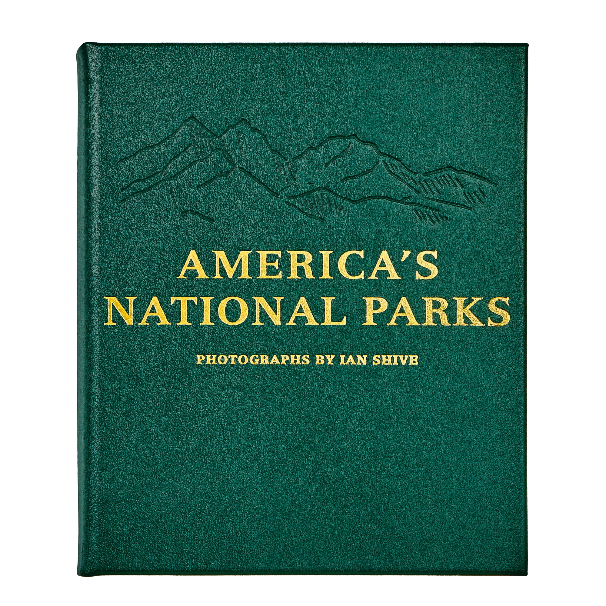 Graphic Image America's National Parks Leather Coffee Table Book - Green