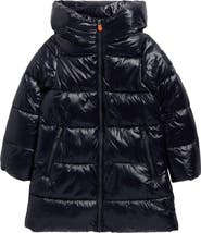 Save The Duck Kids' Milena Long Puffer Coat