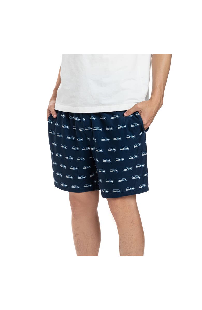 CONCEPTS SPORT Men's Concepts Sport College Navy Seattle Seahawks Gauge Jam Two-Pack Shorts Set, Alternate, color,