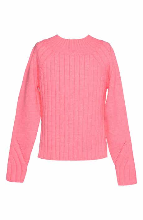 Kids' Ribbed Mock Neck Sweater