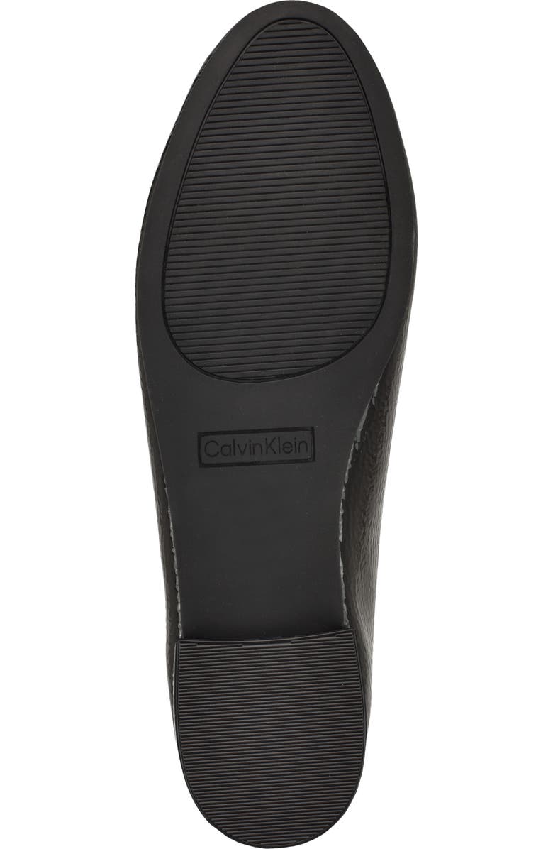Calvin Klein Cyrie Ballet Flat, Alternate, color, Black