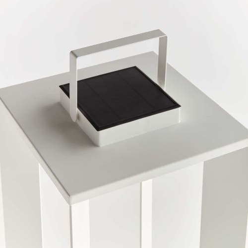 Napa Home & Garden Hanley Solar Led Lantern 30" In White