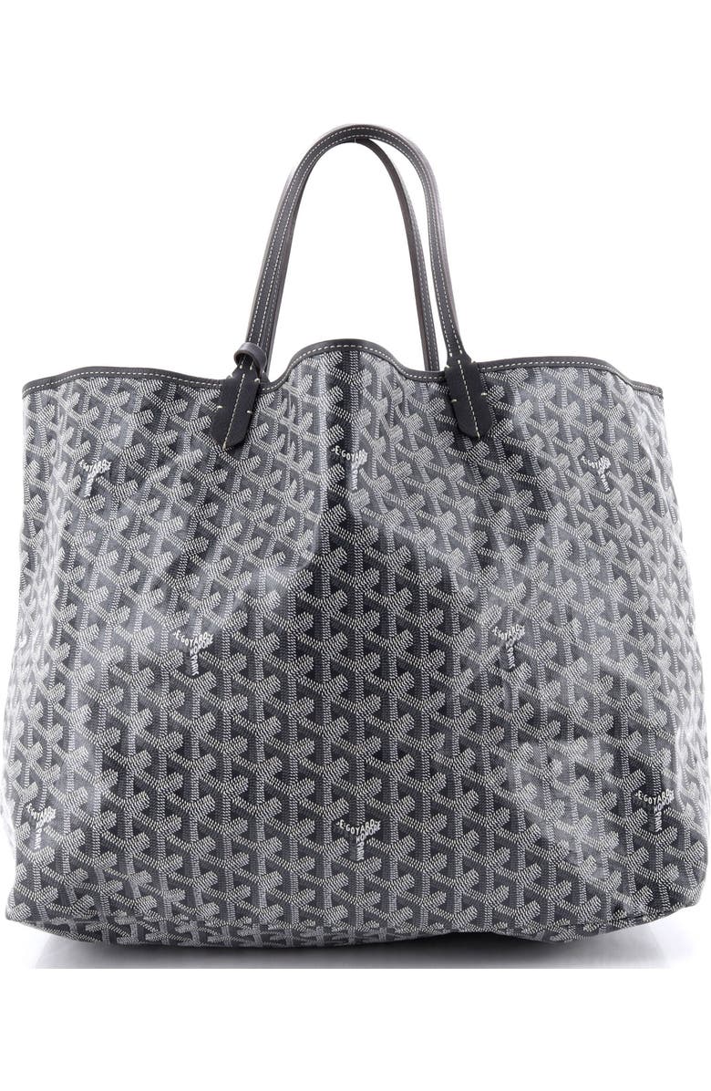Pre-Owned Goyard Saint Louis Tote Coated Canvas GM, Alternate, color, Gray
