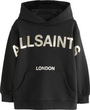 smALLSAINTS by ALLSAINTS Kids' Metallic Graphic Oversize Hoodie