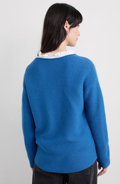 Seasalt Cornwall Fruity Ii Merino Wool Blend Sweater In Blue