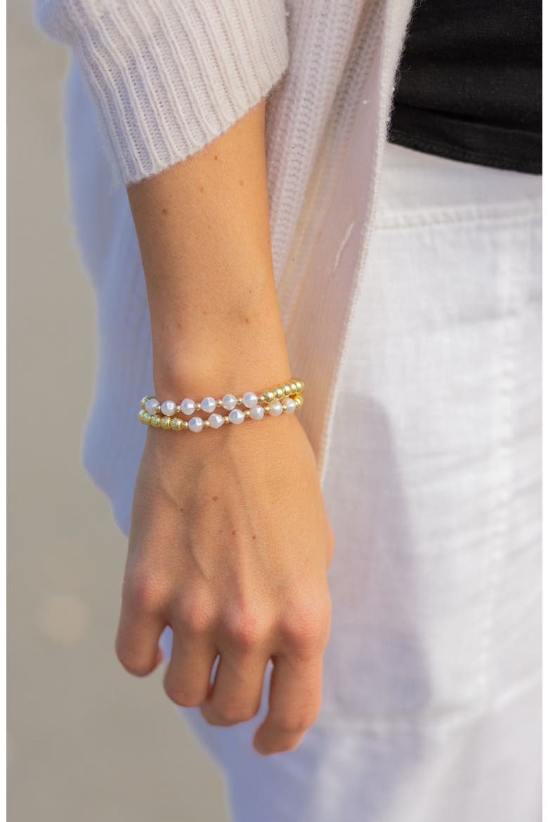 Coastal Stars Girls' Bracelet, Alternate, color, Gold