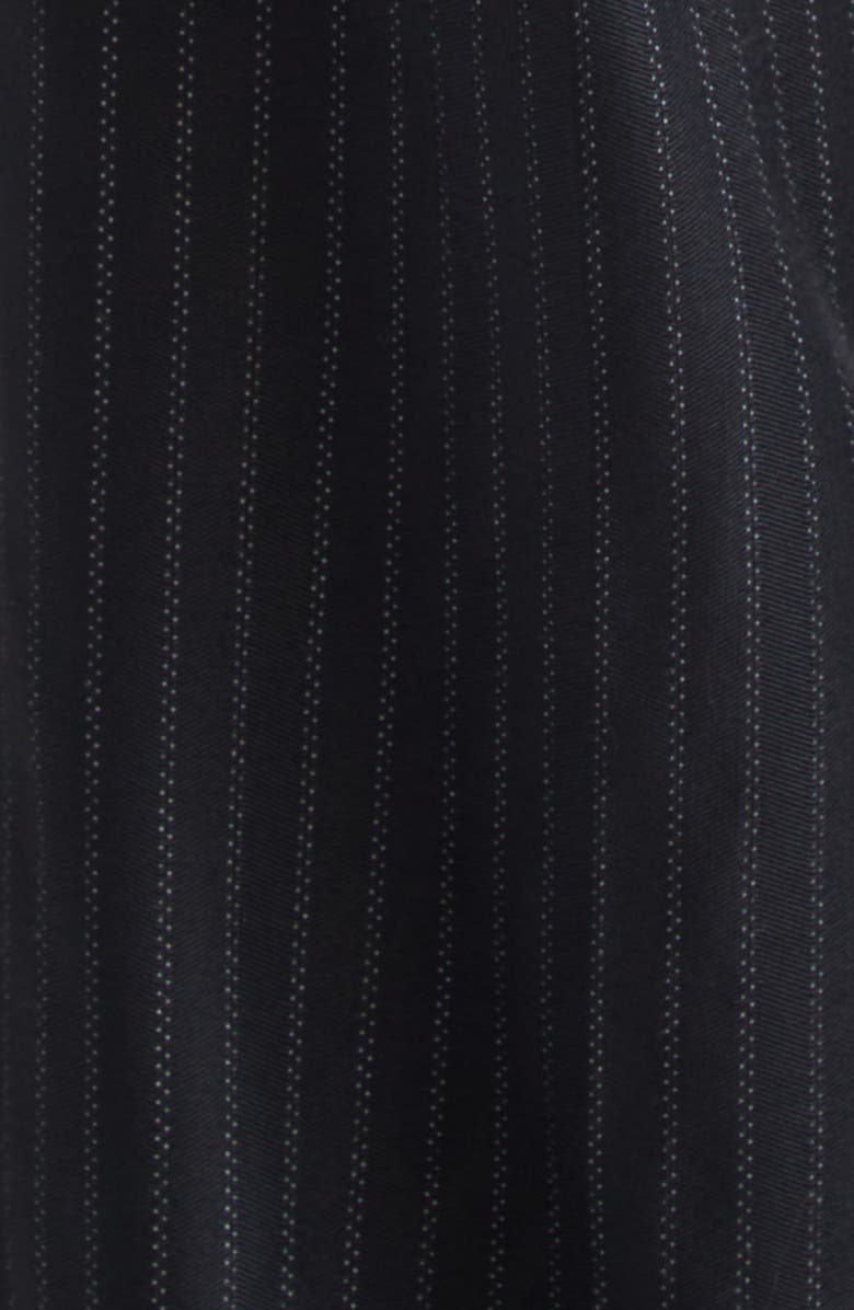 Isabel Marant Noanda Pinstripe Wool Blend Pants, Alternate, color, Black