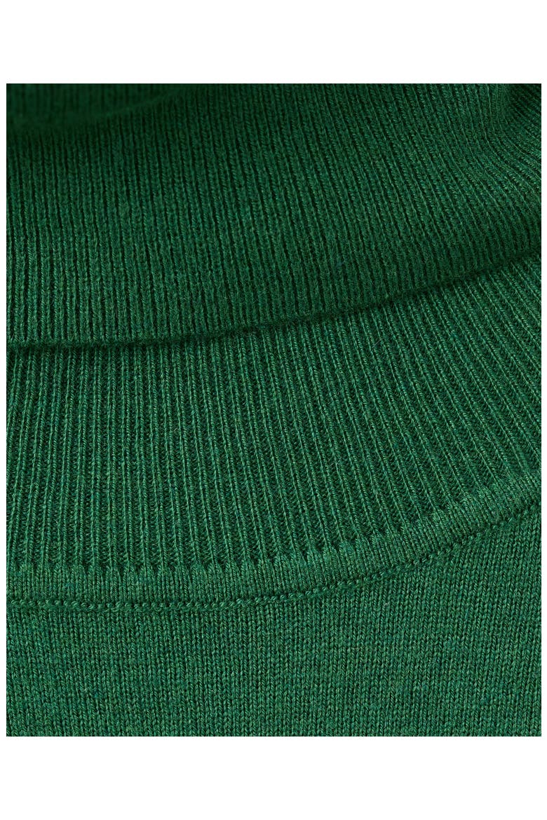 Turtle Knit Sweater, Alternate, color, DARK GREEN