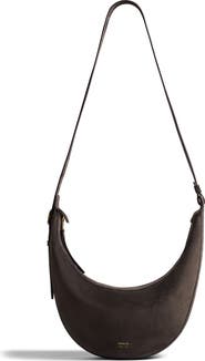 Khaite Small Augustina Suede Hobo Bag