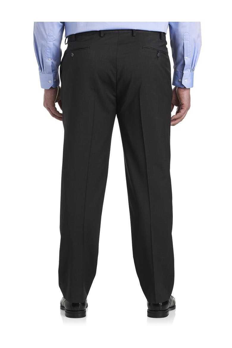 Big & Tall Waist-Relaxer Suit Pants, Alternate, color, CHARCOAL