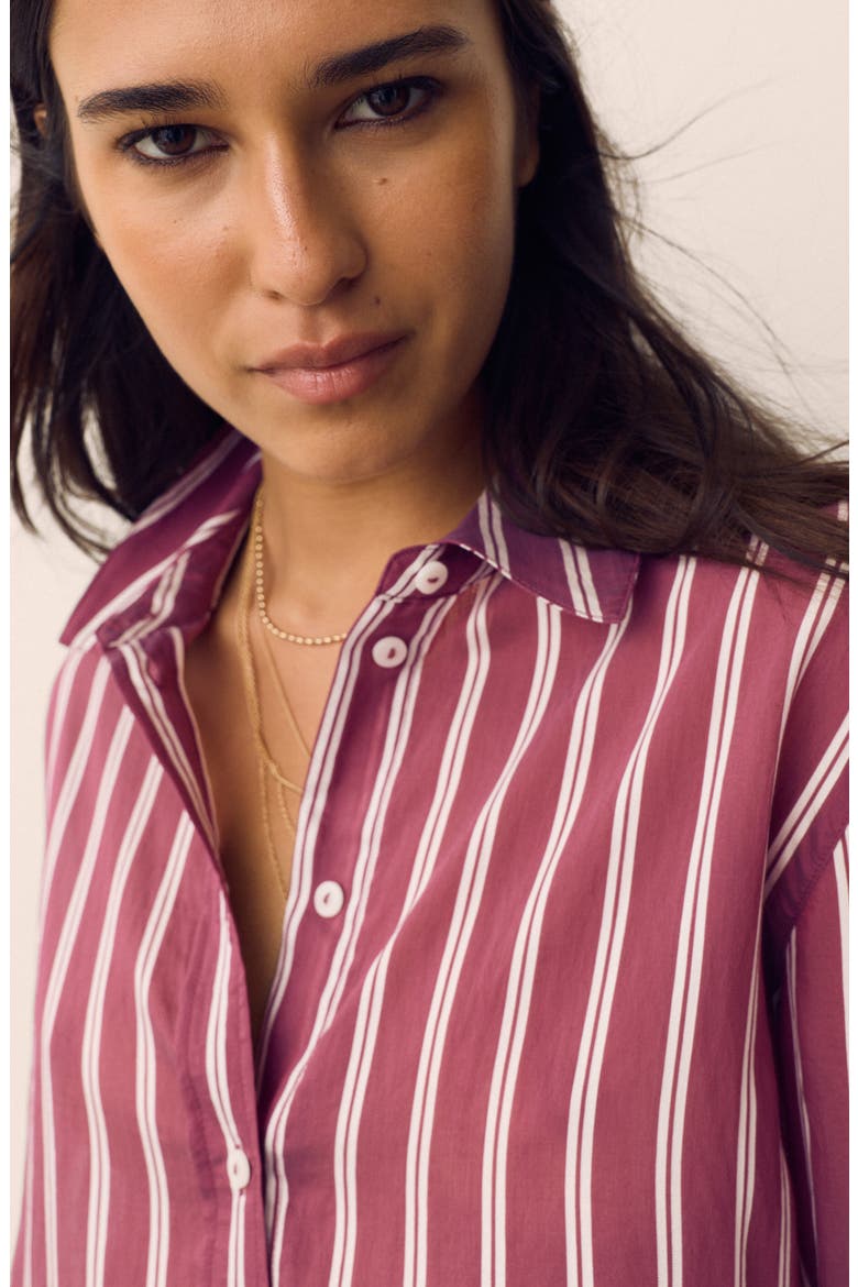 Stripe Shirt, Alternate, color, PINK MIX