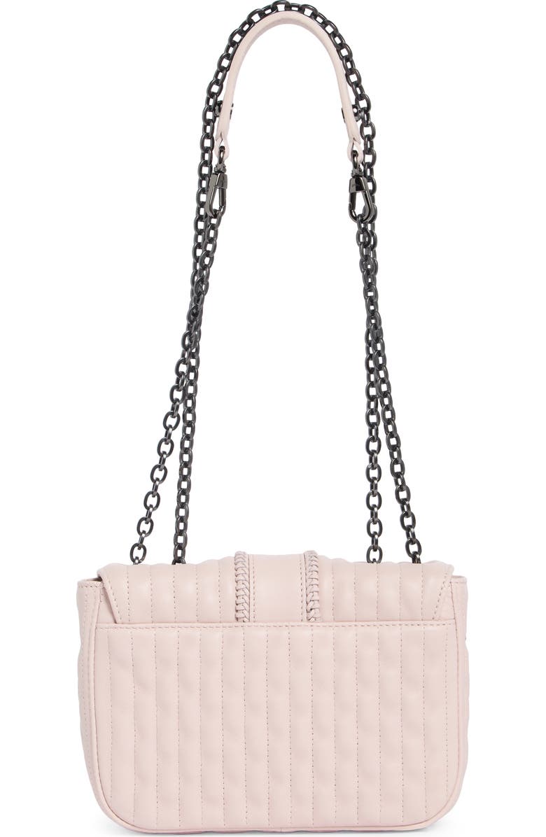 Longchamp Extra Small Quilted Leather Crossbody Bag, Alternate, color, Pale Pink