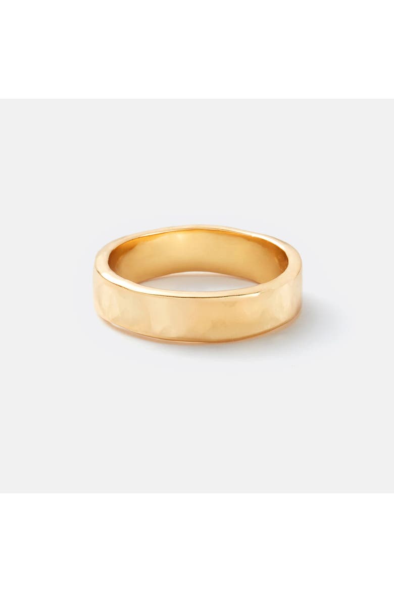 Golden Orbit Hammered Ring, Main, color, Gold