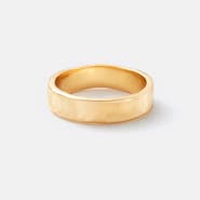 Sara Patino Golden Orbit Hammered Ring