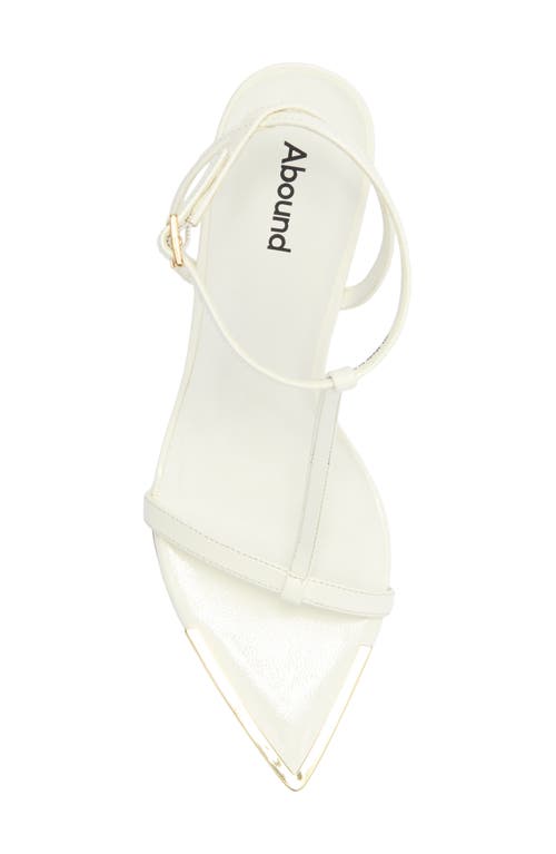 Abound Lola Spike Heel Sandal In White