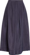 Emporio Armani Techno Crepe Midi Skirt