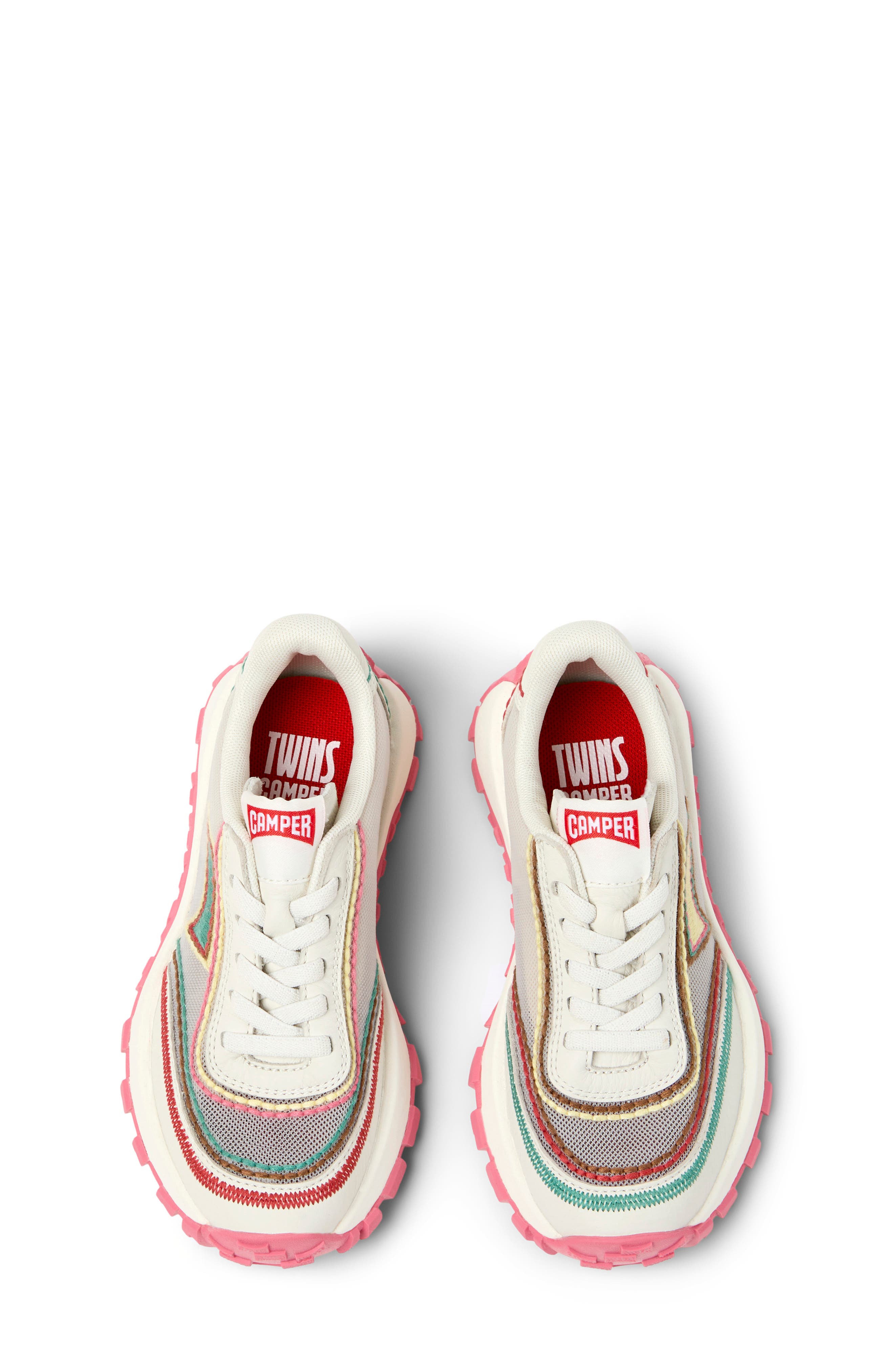 Camper Kids' Drift Trail Twins Sneaker, Alternate, color, Multi - Pink