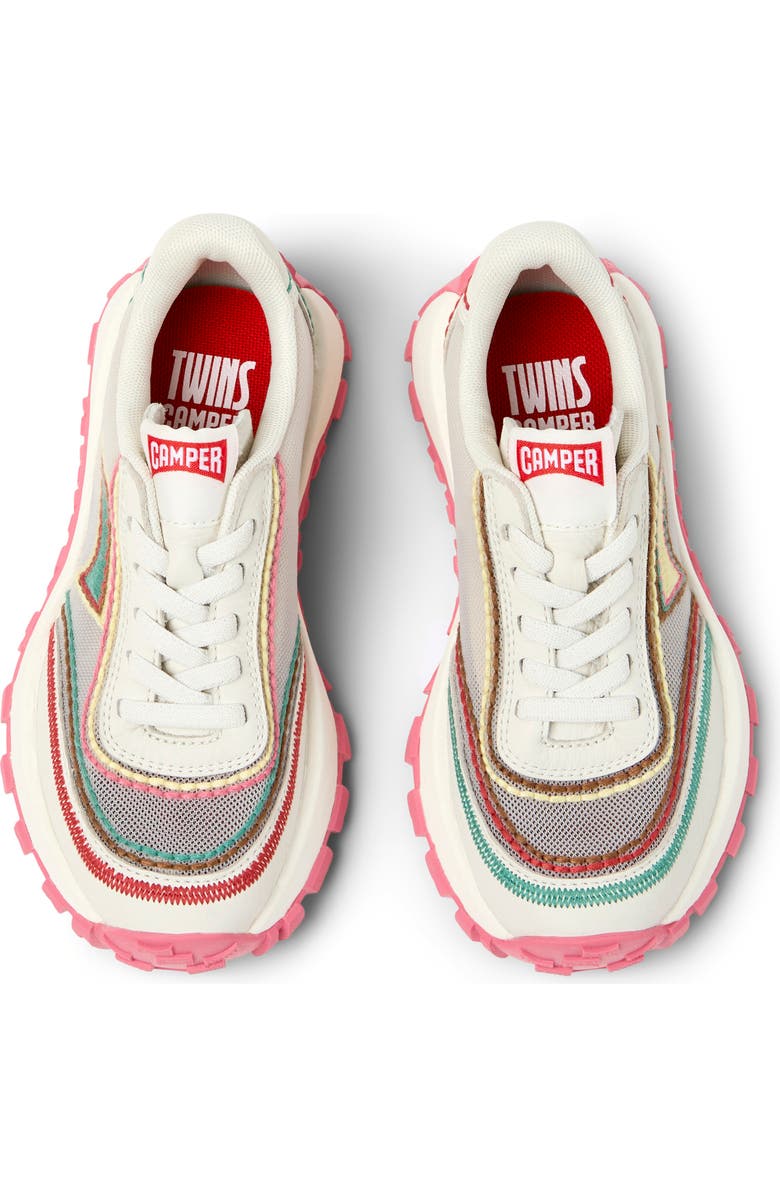 Camper Kids' Drift Trail Twins Sneaker, Alternate, color, Multi - Pink