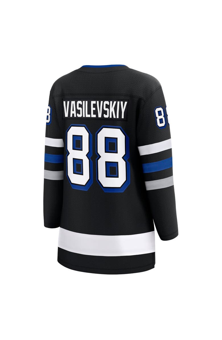 FANATICS Women's Fanatics Andrei Vasilevskiy Black Tampa Bay Lightning Alternate Premier Breakaway Player Jersey, Alternate, color, Black