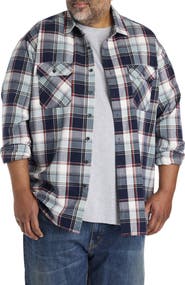 O'Neill Big & Tall Winslow Plaid Flannel Sport Shirt