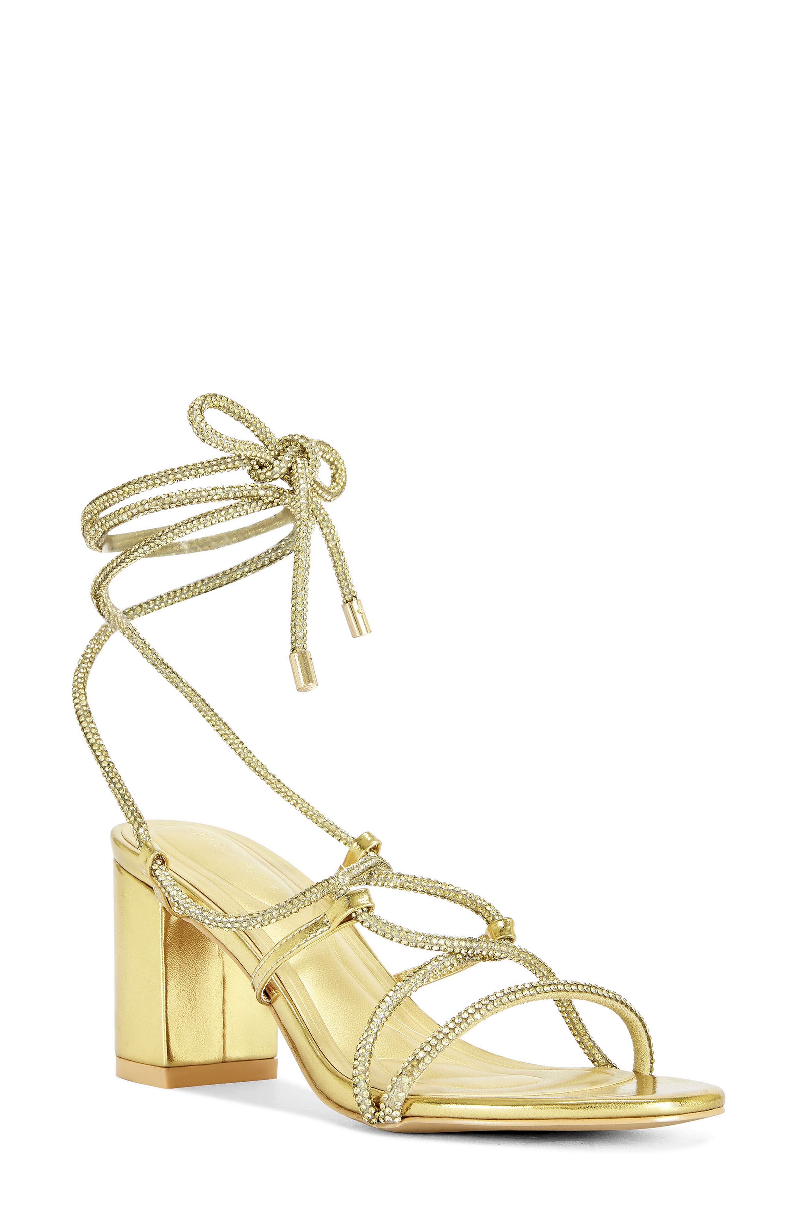 AZALEA WANG Revani Ankle Wrap Sandal, Main, color, 