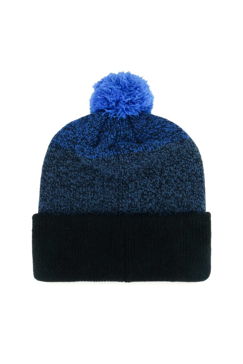 Men's '47 Navy Dallas Cowboys Dark Freeze Cuffed Knit Hat with Pom, Alternate, color, Navy